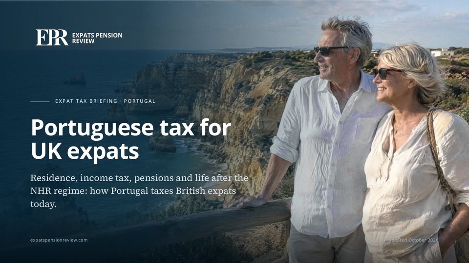 Cover of the Portuguese Tax for UK Expats guide